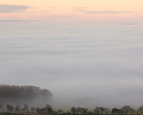 fog; cloud inversion; Dartmoor; National Park; Devon; photography